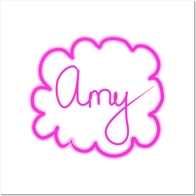 Amy. Female name. Wall Art by grafinya